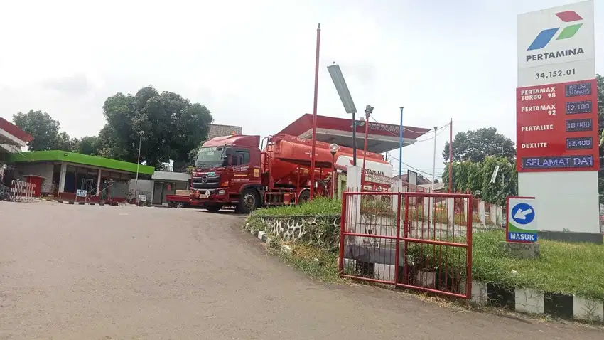 Dijual Cepat! SPBU Aktif Lokasi Strategis di Pondok Aren, Tangsel