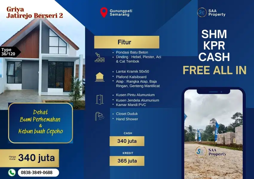 Investasi Cerdas Rumah Cantik di Griya Jatirejo 2 Gunungpati