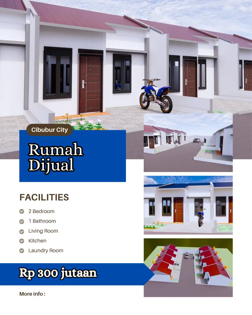 Rumah akses masuk mobil Cibubur Jakarta Timur
