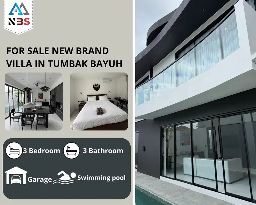 FOR SALE NEW BRAND VILLA TUMBAK BAYUH PERERENAN