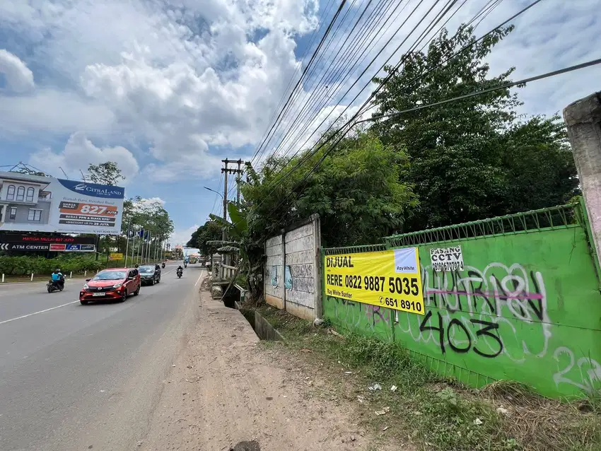 Dijual tanah di cileungsi lokasi strategis jalan raya