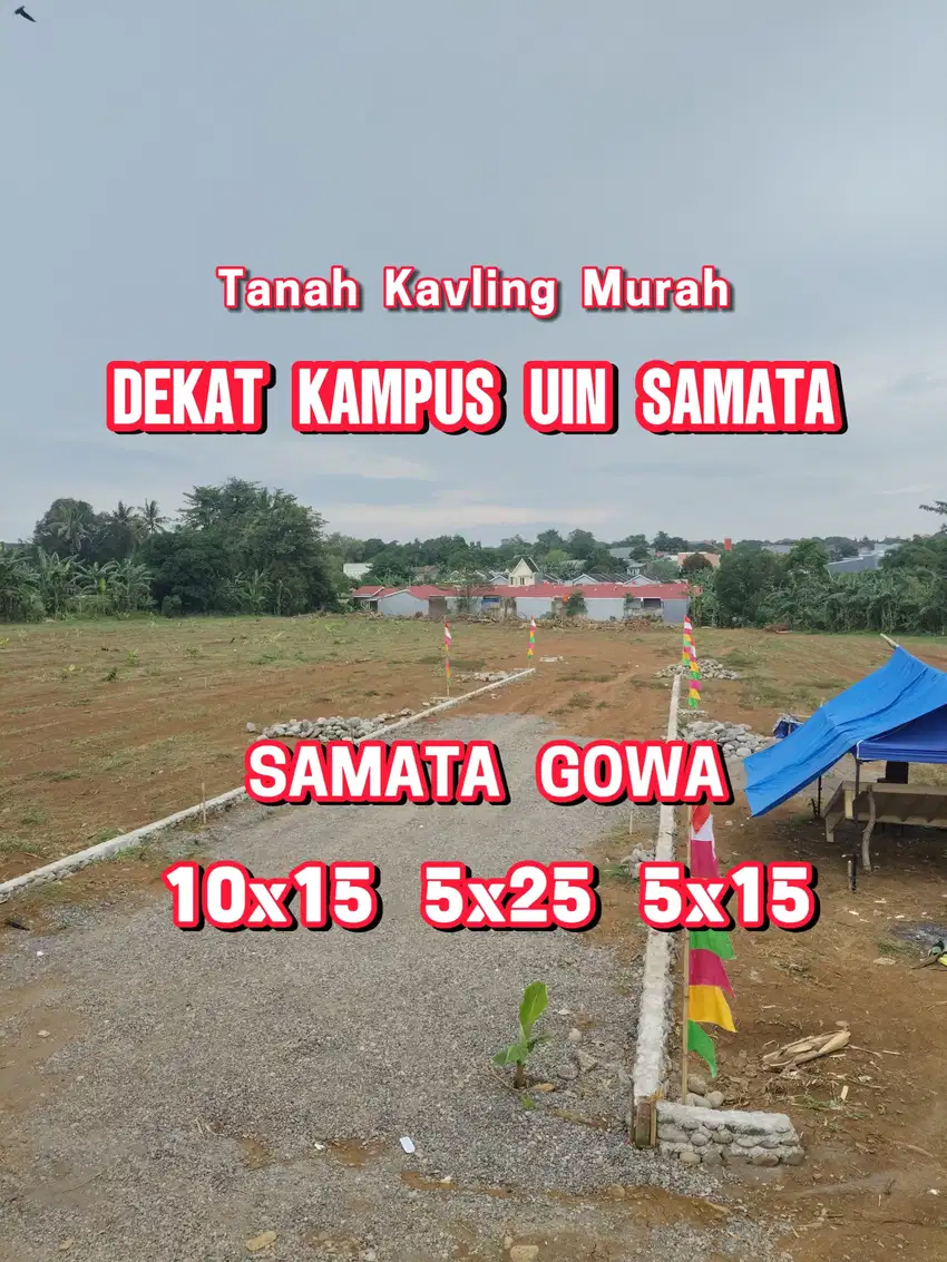 Kavling Ruko & Kost 5 menit dari Kampus UIN SAMATA