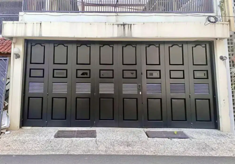 Gerbang Pintu Garasi Kantor Gudang Sorum Dealer Toko Henderson Terbaru