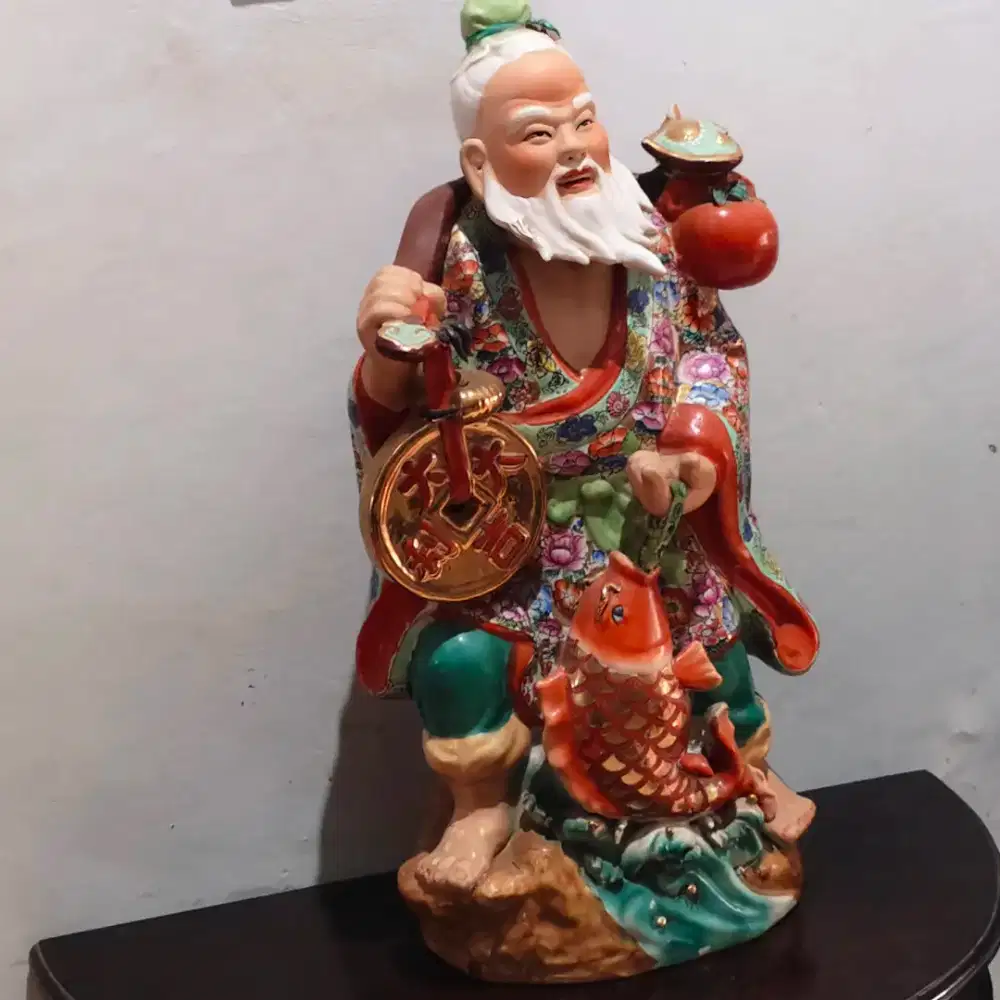 Patung keramik cina 70 cm