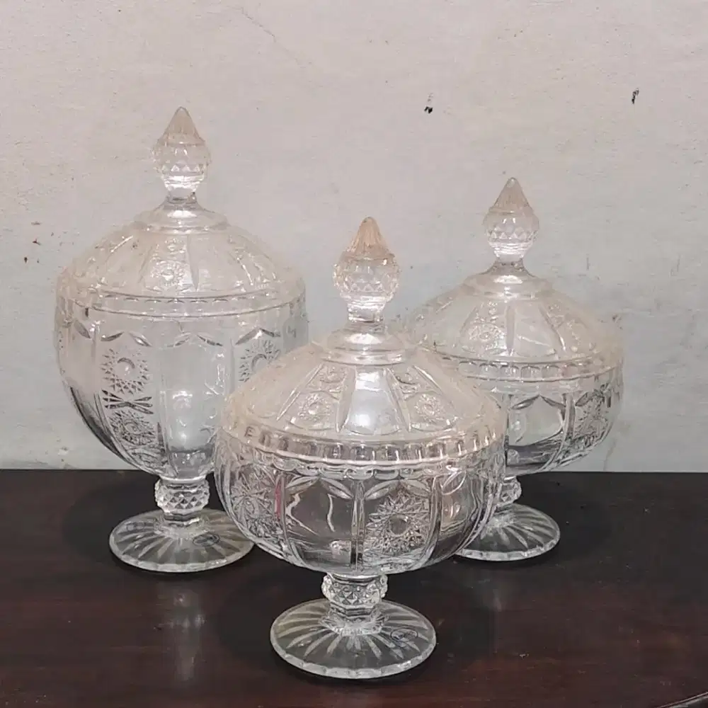 Toples kristal satu set 3