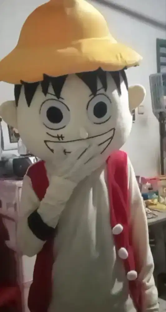 DiJual full set Lengkap kostum badut One piece kondisi 1000%