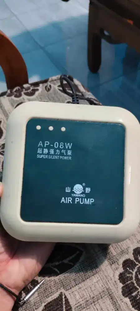 Di jual airpump atau oksigen atau aerator ikan