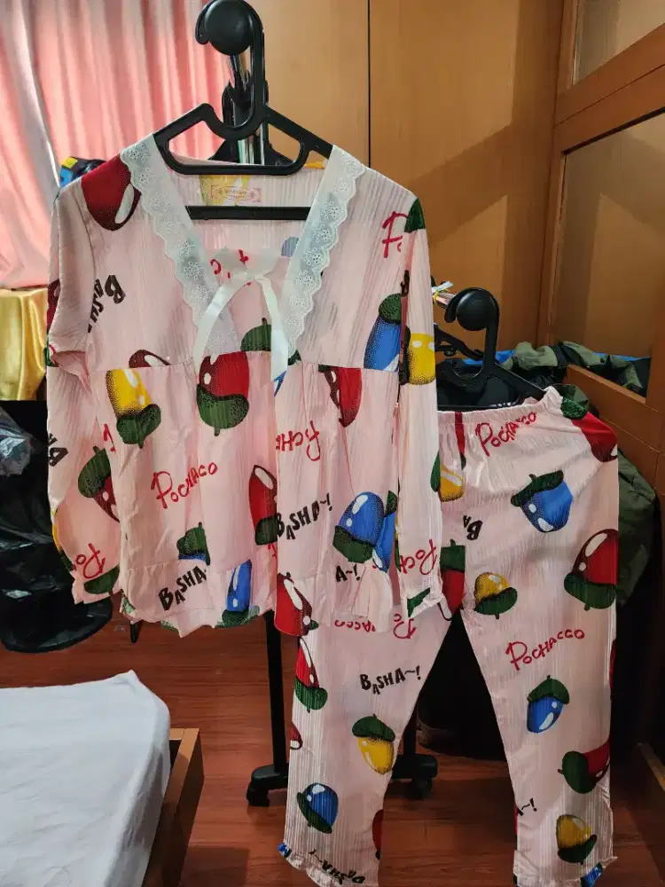 SETELAN PIYAMA BAJU TIDUR IMPORT [SIZE M]