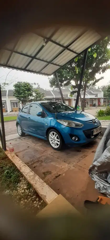 mazda 2 NSA Sport biru matic 2012 lokasi dekat bsd serpong tangsel