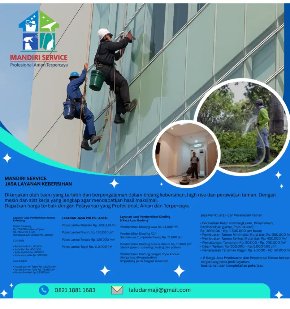 Jasa panggilan  bersih-bersih