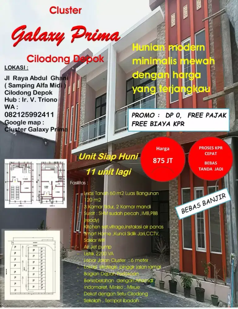 Rumah Baru Cluster Galaxy Prima