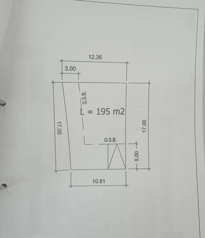 Dijual Kavling Posisi Hook 195m2 di Cluster Indira