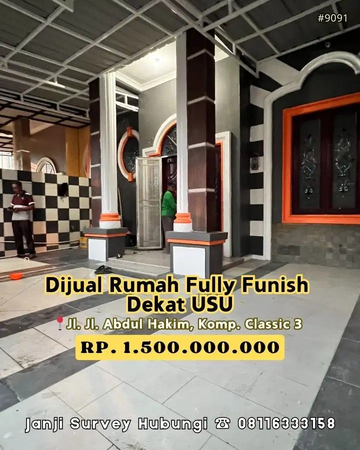Dijual Rumah Fully Funish Setiabudi Dekat USU