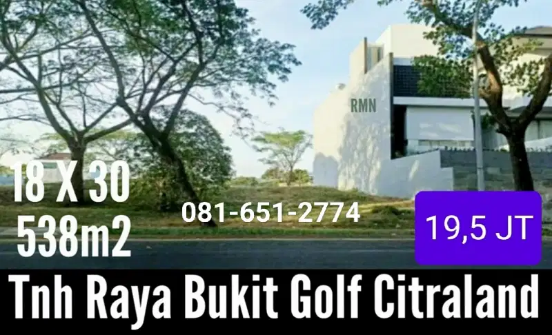 Tanah di Citraland Surabaya