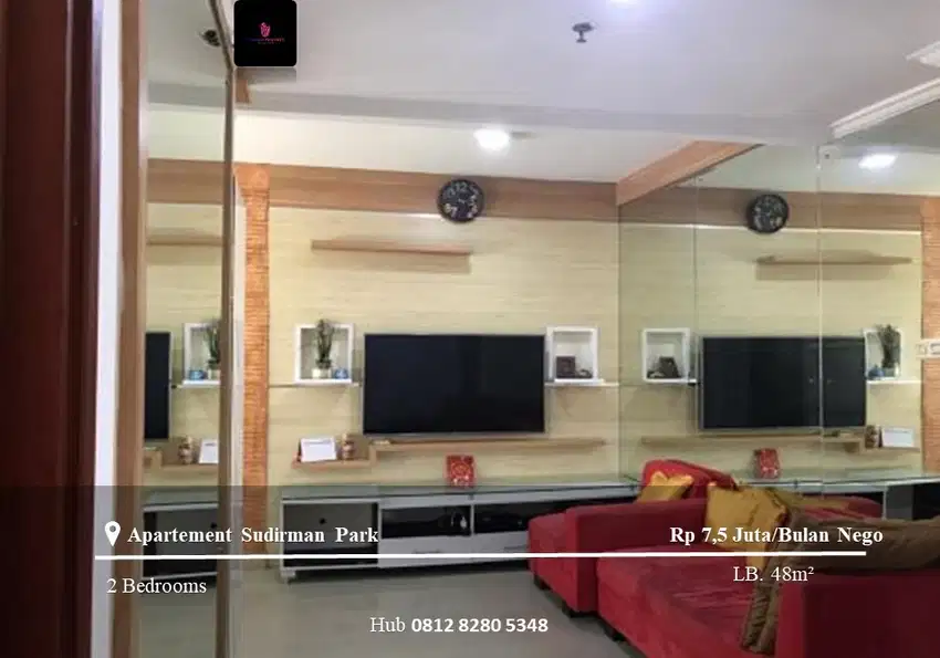 Disewakan Apartemen Sudirman Park Low Floor 2BR Full Furnished Tower