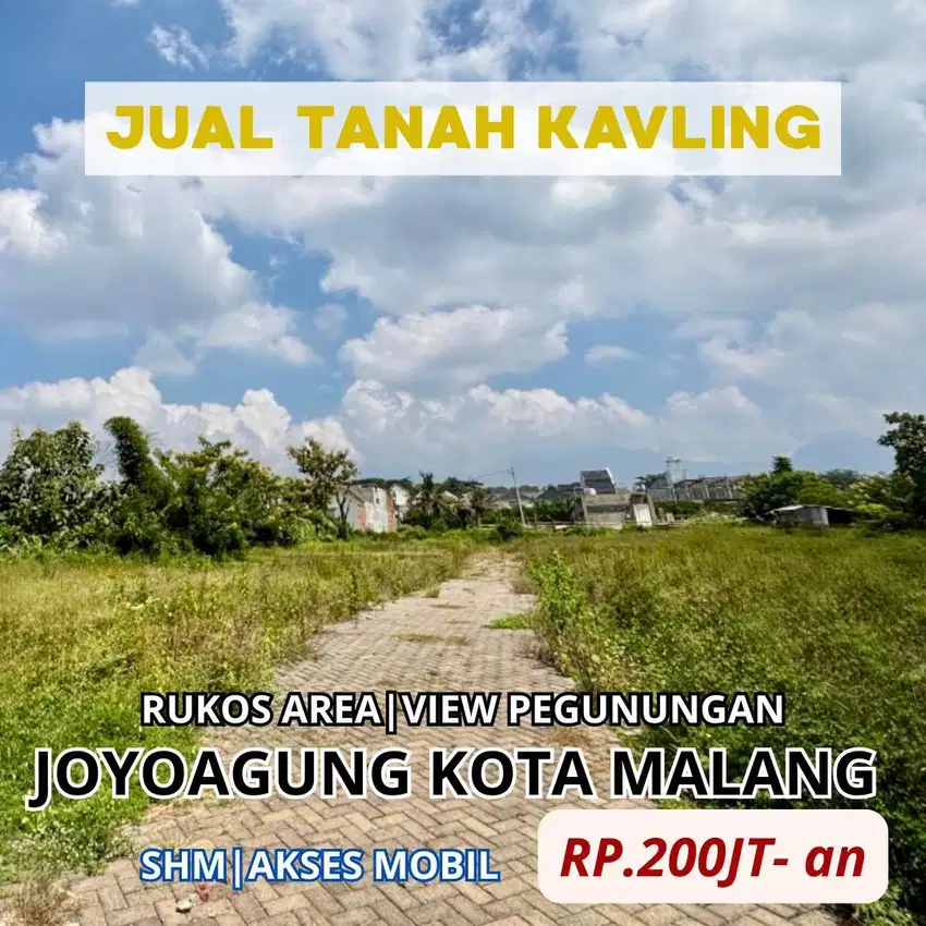 Tanah Kavling Area Joyoagung Cocok Usaha Kos-kosan