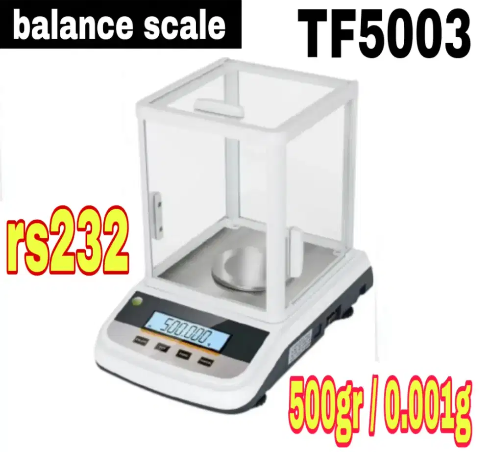 timbangan digital emas lab analitik  500g 0.001g /1mg