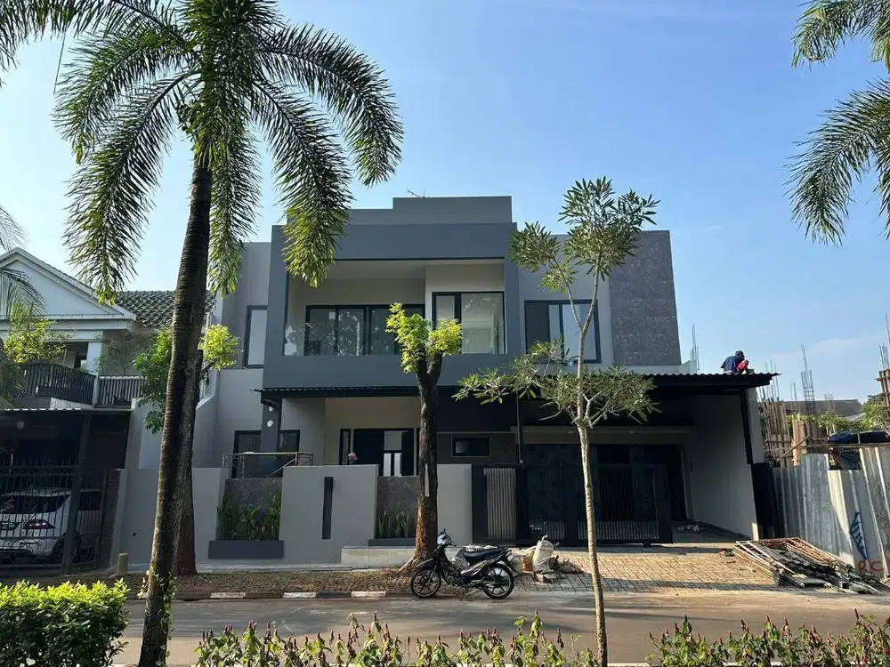Dijual Rumah Mewah New Minimalis Modern BSD 2 Lantai Siap Huni