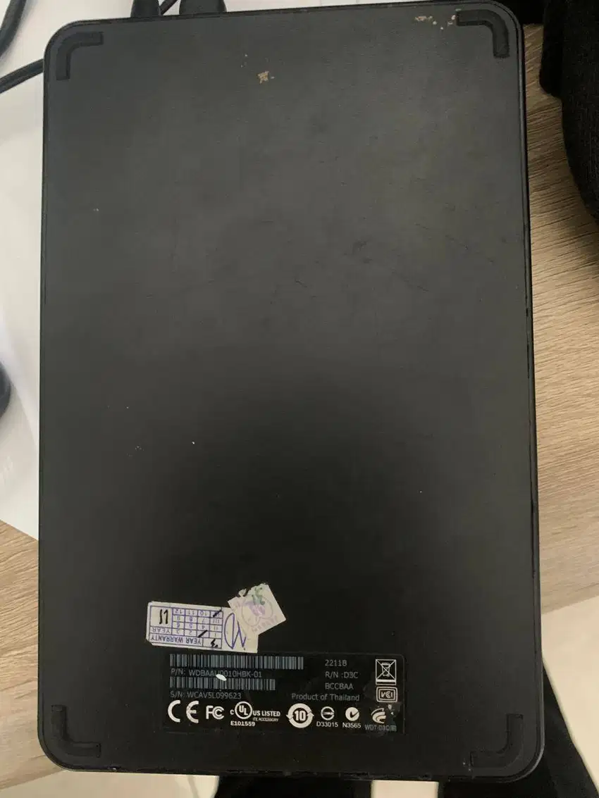 Harddisk External WD 1 TB (WDT-D3C)