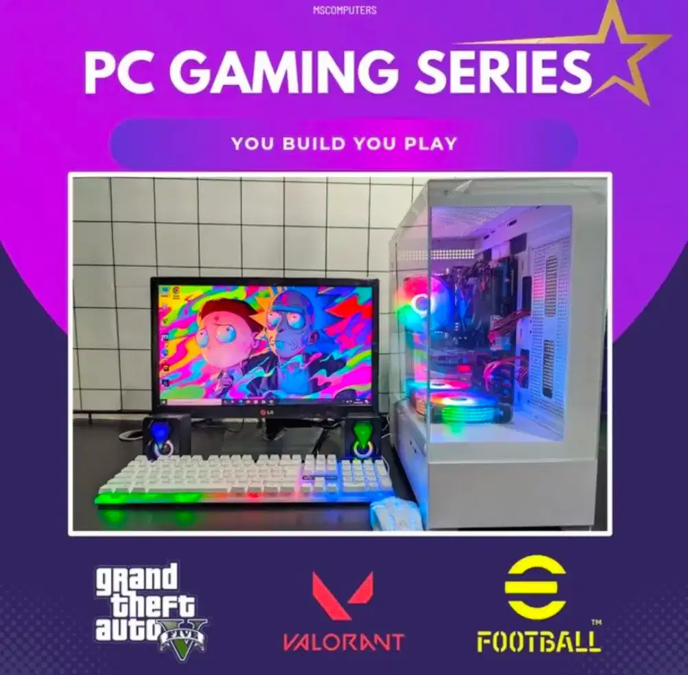 PC GAMING SIAP PAKAI, BERGARANSI