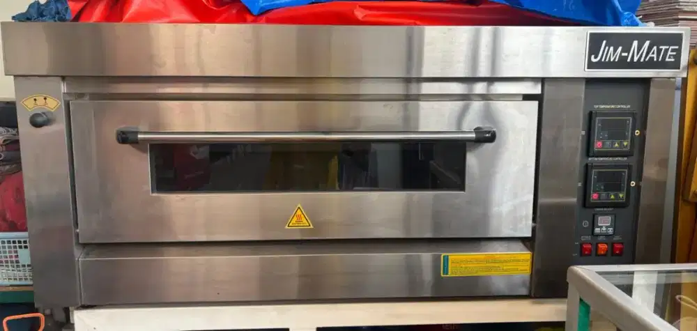Oven Gas Jimmate 1 Deck  2 Tray (Dapat oven aja, tidak dapat meja)