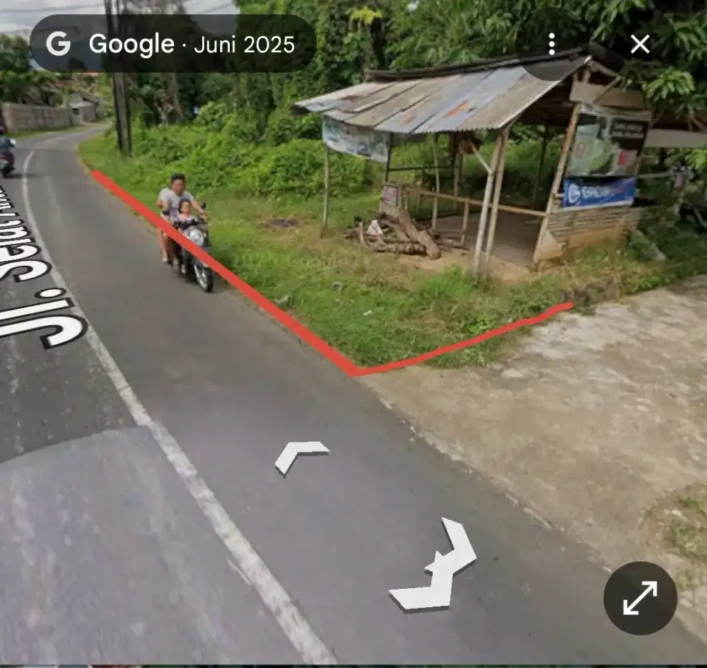 Tanah pinggir jalan raya anturan selat singaraja