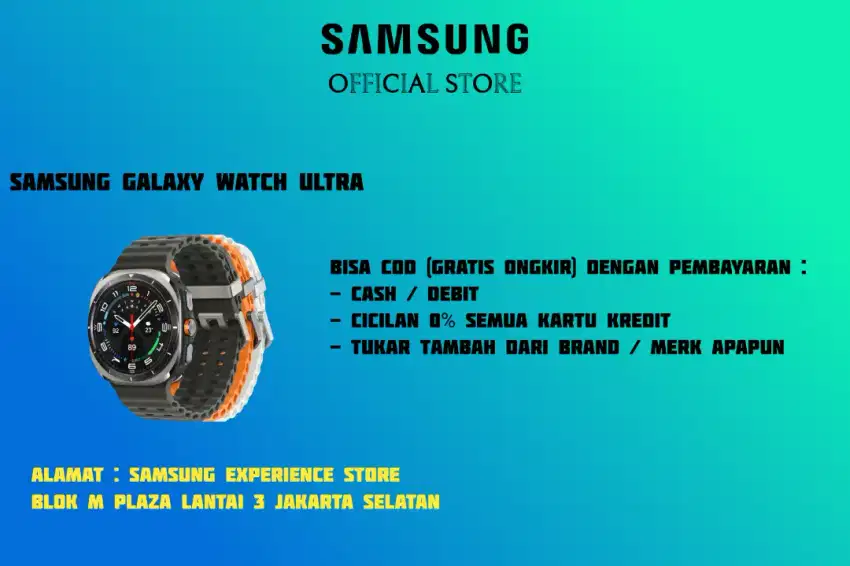 PROMO Bisa COD Samsung Galaxy Watch Ultra Garansi 100% Resmi