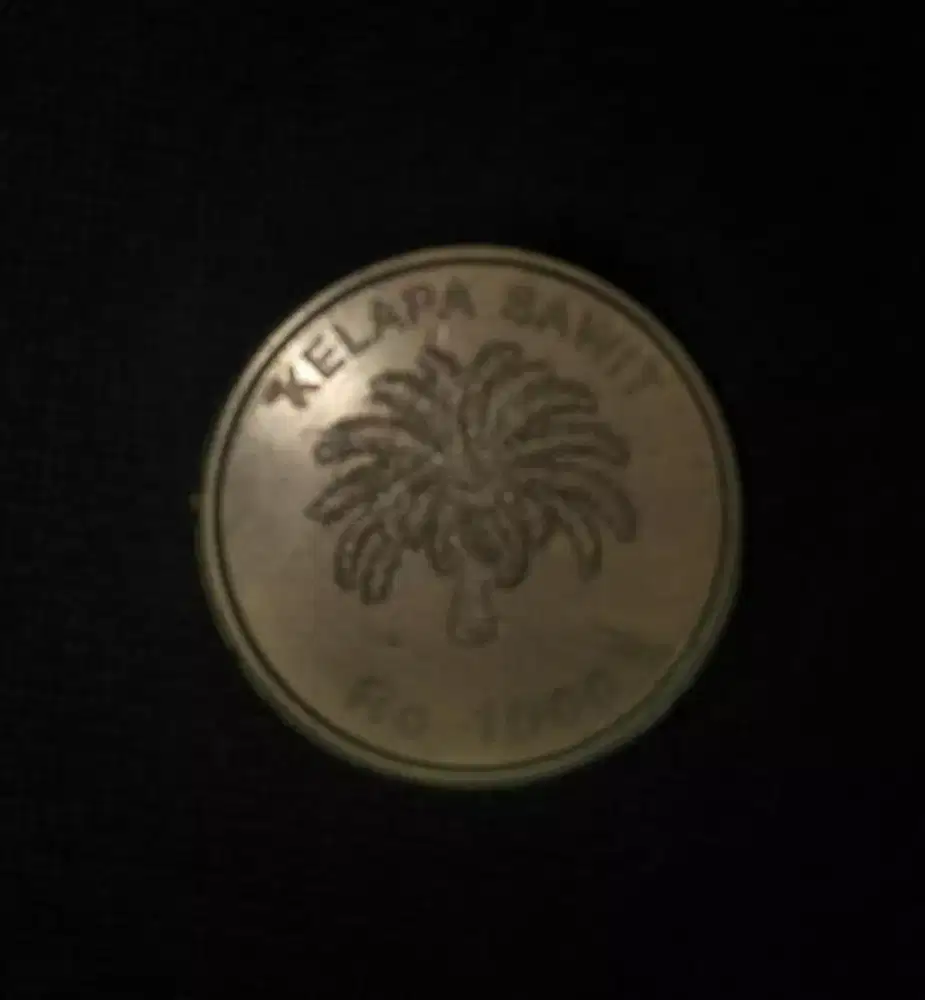 Koin Langka Rp.1000 Kelapa Sawit Aluminium