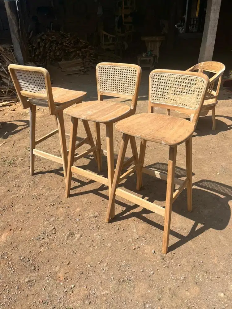 Kursi bar jati kursi minibar jati