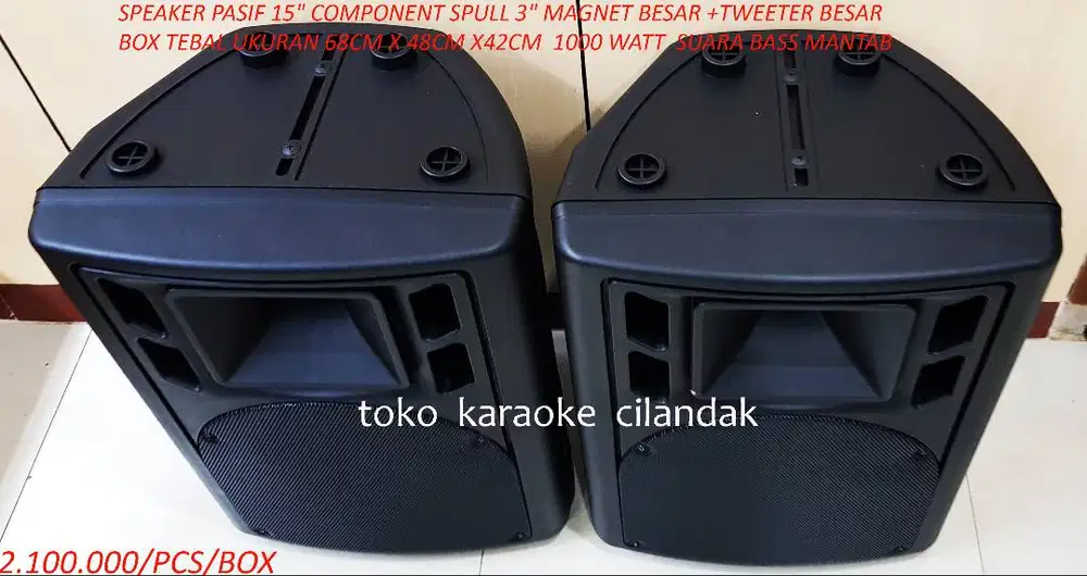 SPEAKER PASIF 15 COCOK UNTUK KARAOKE RESTORAN CAFE SENAM MASJID MUSHOL