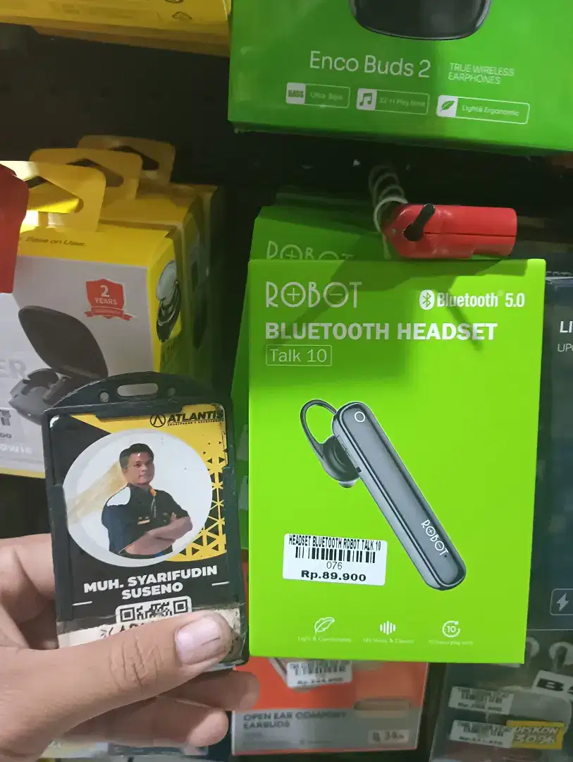 HEADSET BT ROBOT TALK 10 | ATLANTIS DAHSYAT