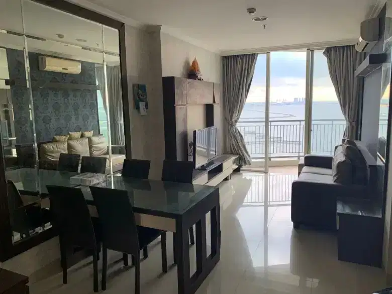 Dijual apartemen ancol mansion sea view full furnish sudah sertifikat
