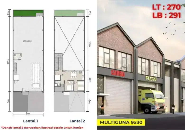 Dijual cepat gudang pik2 bizzpark unit bagus