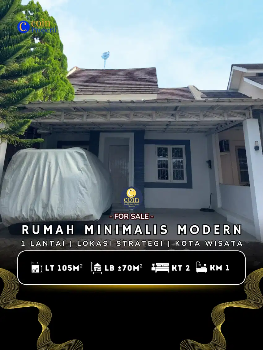 Dijual Rumah Kota Wisata (Ls)