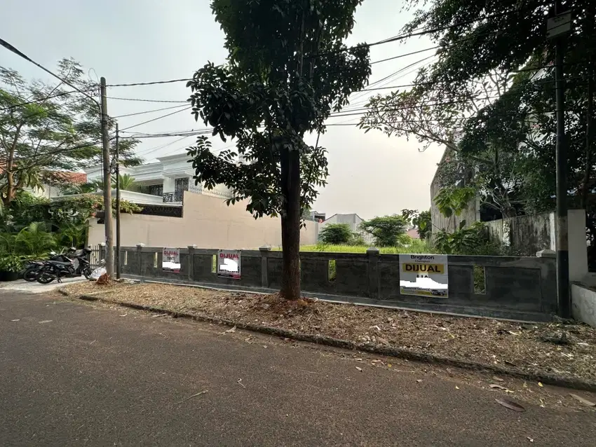 Tanah 635 m2 Siap Bangun di Jl Puri Pesanggrahan I Bukit Cinere Indah