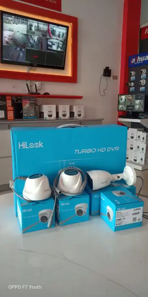 PAKET 10 CAMERA CCTV HILOOK 2MP IR PLUS PASANG