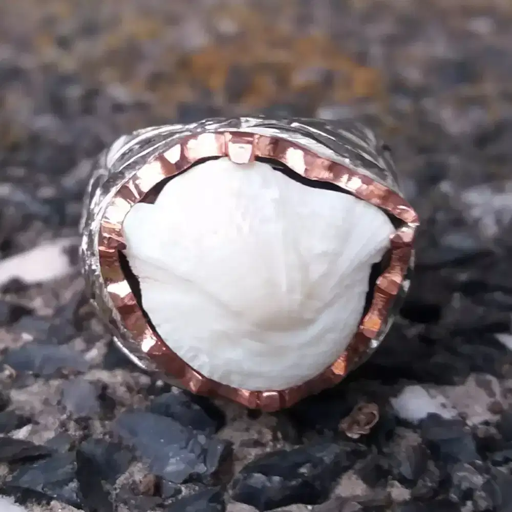 Cincin batu mustika ikan langka