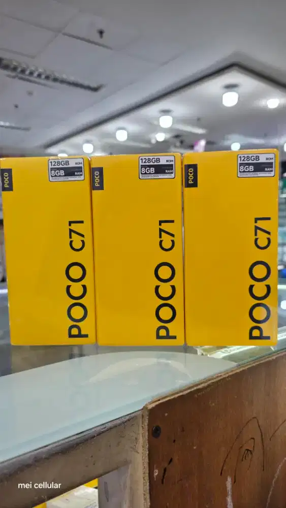 Poco C71 4/128gb baru garansi resmi bisa tt bisa kredit bisa cod