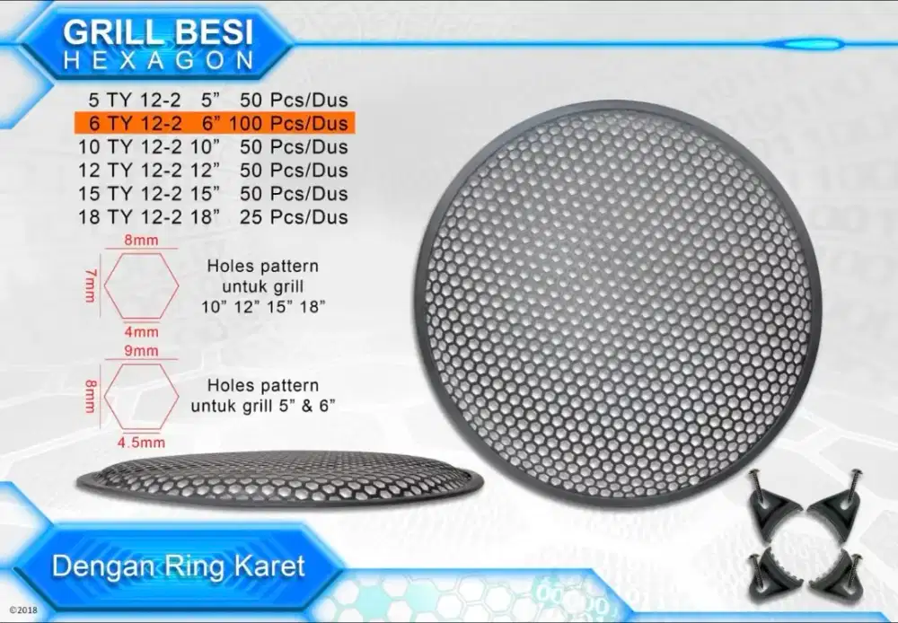 Grill Besi Hexagon 12inch