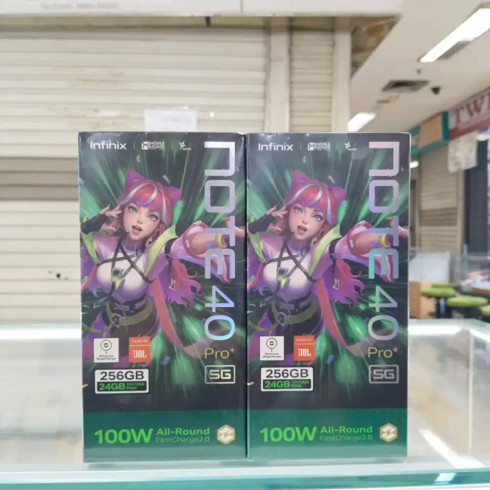 Infinix note 40 pro plus 12/256gb baru garansi resmi bisa tt bisa cod