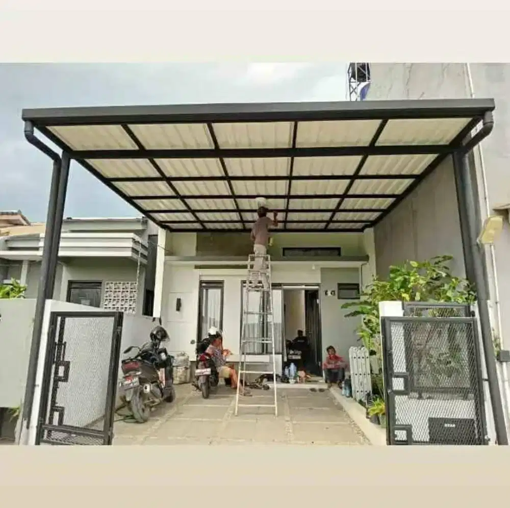 Kanopi besi atap alderon RS