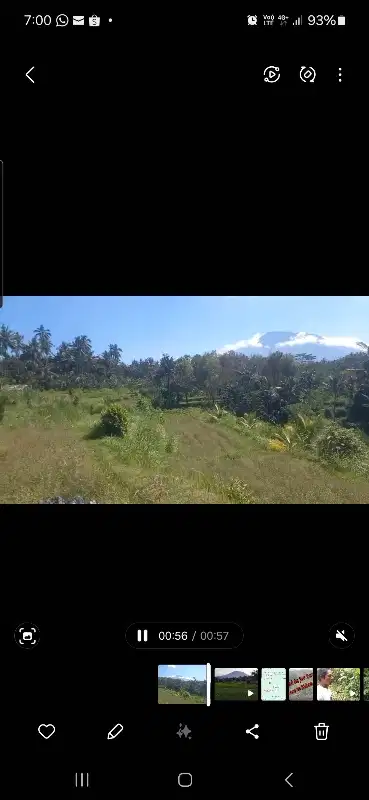 Land 35a for Lease close to Sidemen Traditional Village Bali