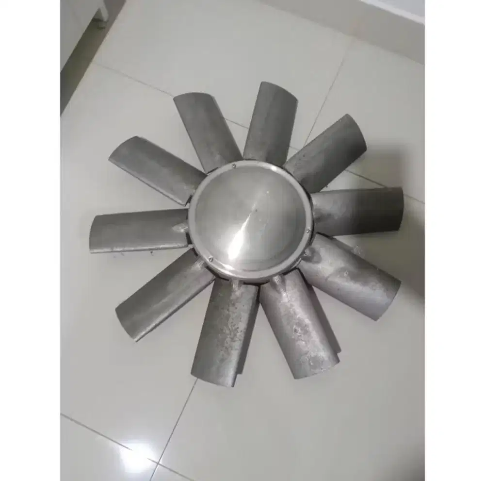 Axial blade aluminium asli (copotan unit proyek)