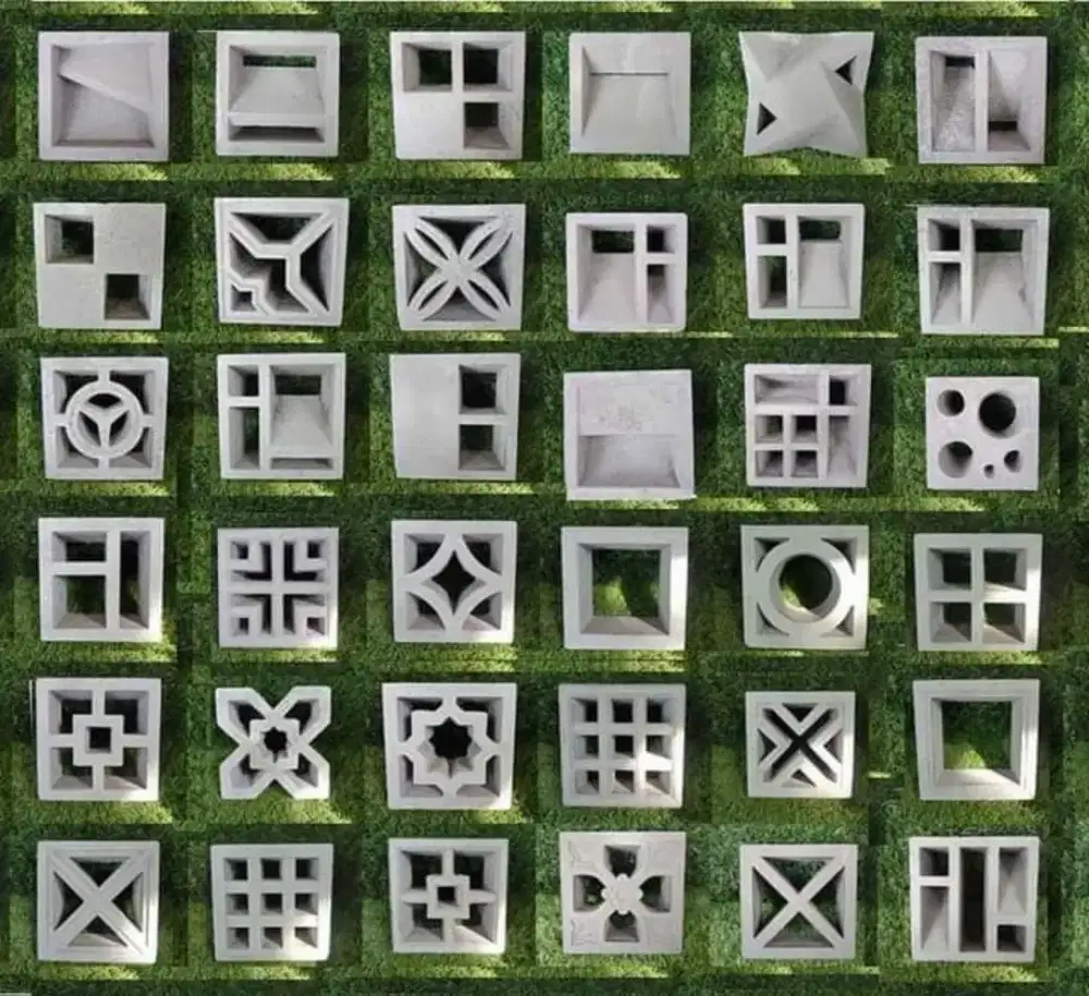 ROSTER LOSTER BETON MINIMALIS LUBANG ANGIN VENTILASI UDARA BISACOD