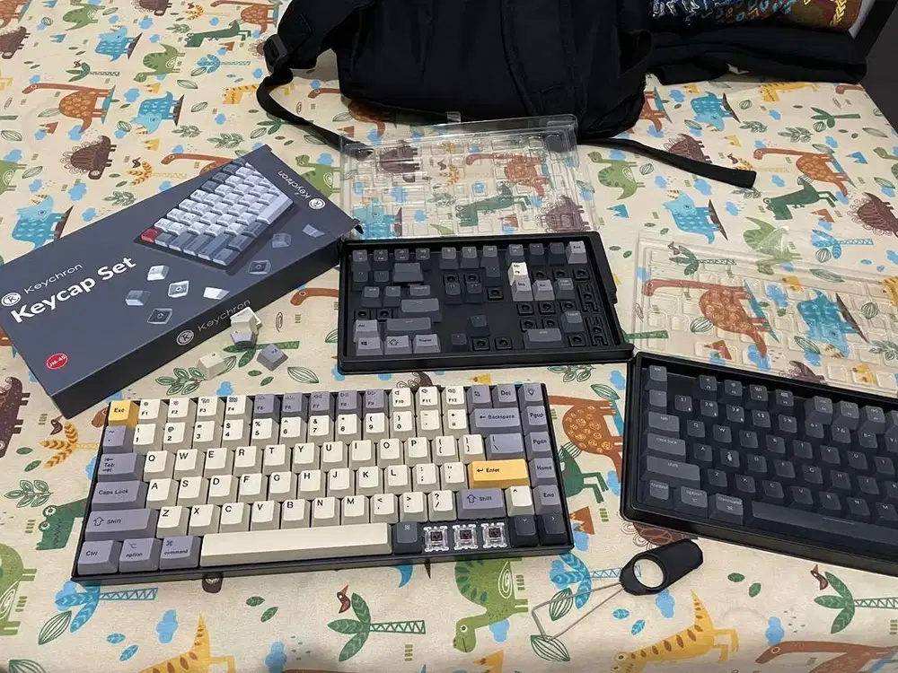 Keyboard Keychron K2 V.2 White Backlight Original Fullset Mulus