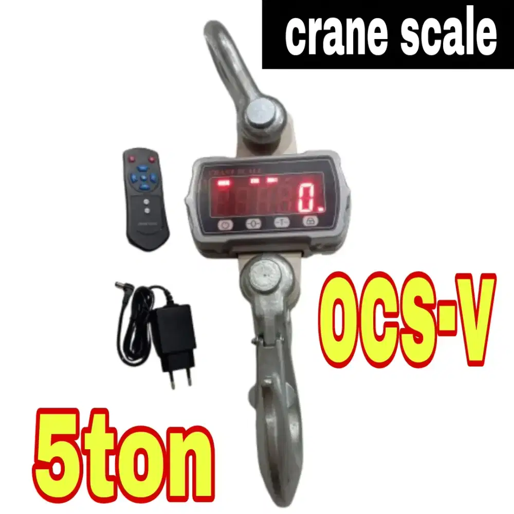 Ocs V Crane scale 5ton timbangan gantung 5000kg