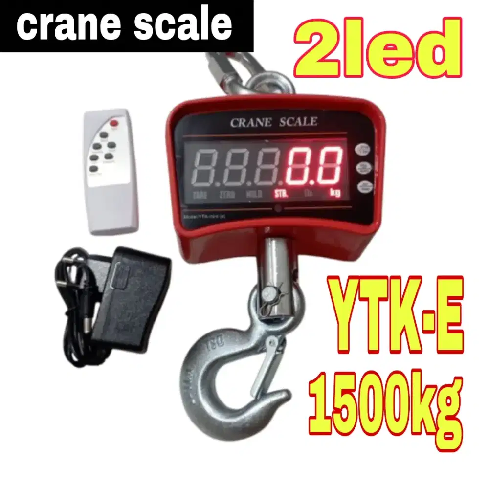 timbangan gantung digital 1500kg 1,5ton 2led