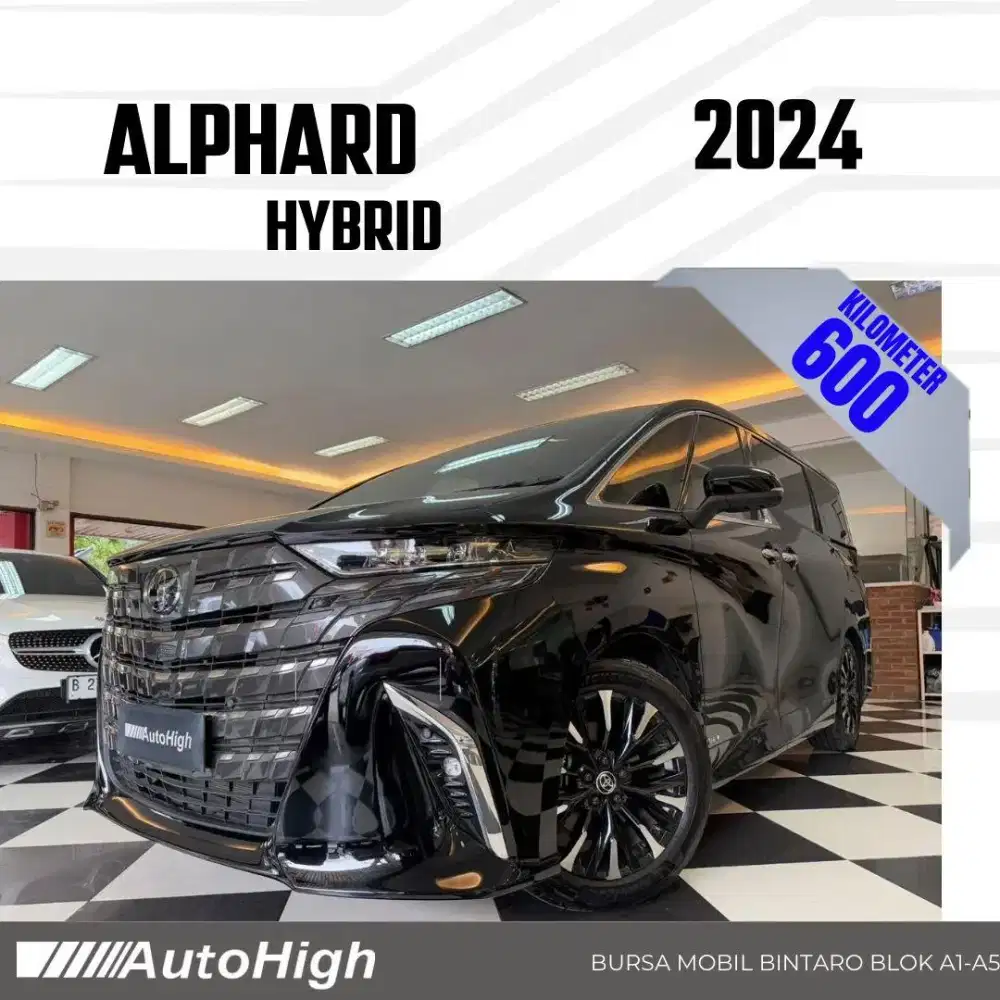 DP10% [Km600 Perak] Alphard HEV Hybrid 2024 Black Reg 2023 #AUTOHIGH