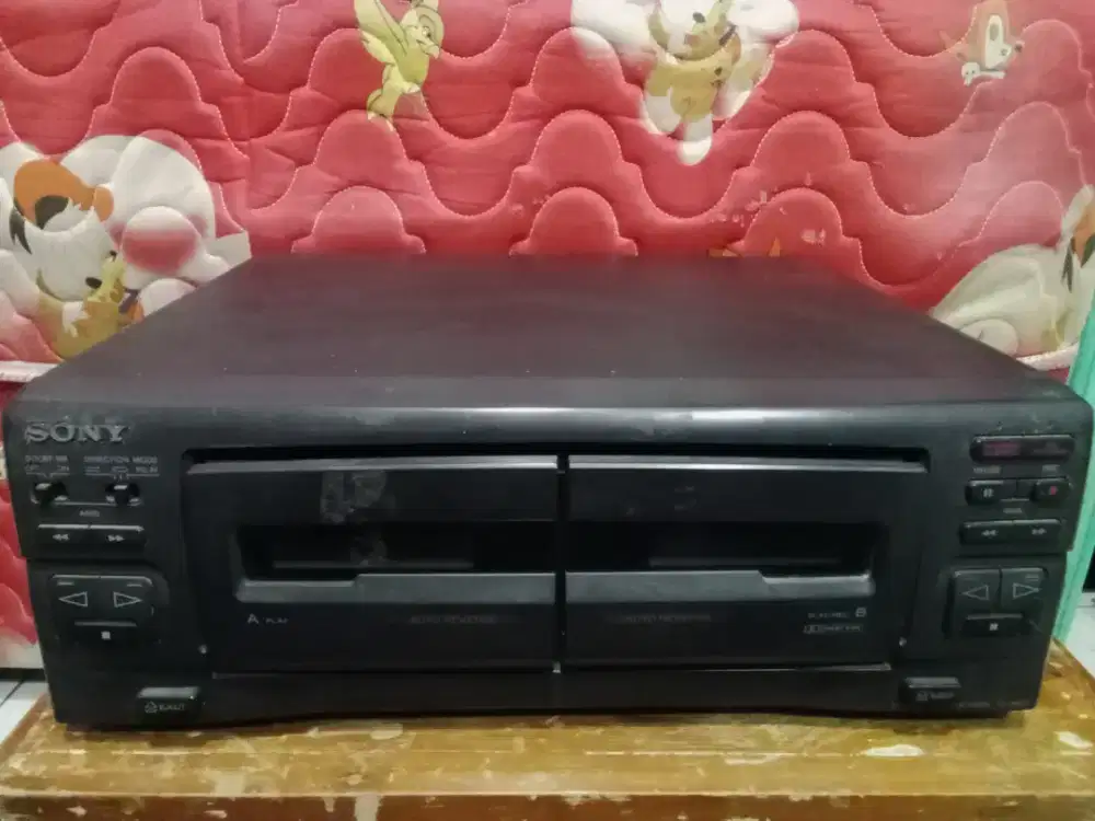 Stereo cassette dobel deck SONY