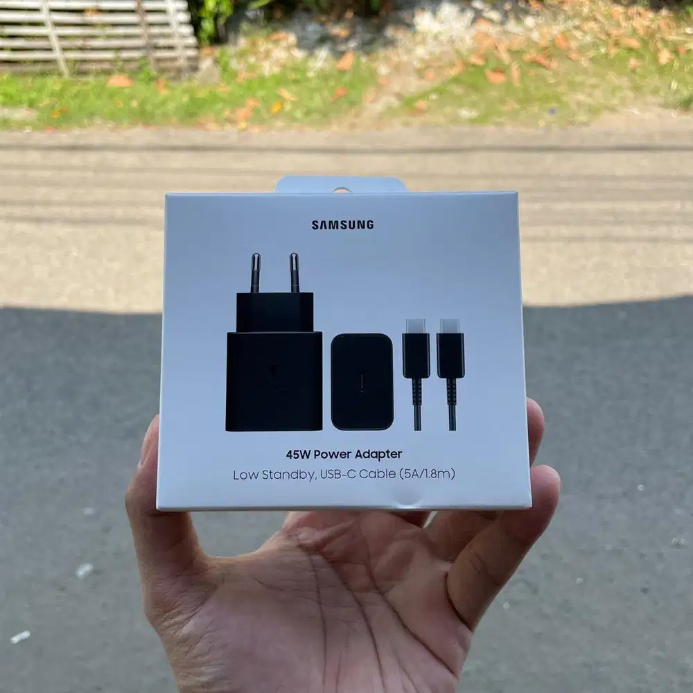 CHARGER SAMSUNG TRAVEL ADAPTER 45WATT with KABEL TYPE C 5A (1,8M)